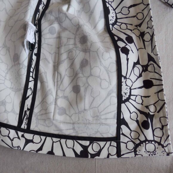 NWT Mimisol Girls 10 Cotton Mix Print Jacket with Straw PomPoms - Picture 8 of 15